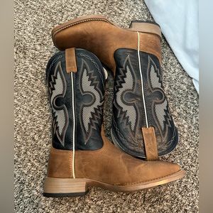 Ariat Blue Men’s Soldado VentTek, Western Performance boots - Broad square toe